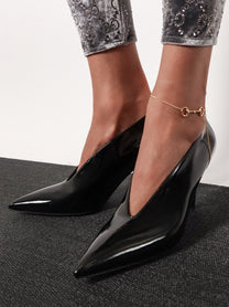 Gucci Women's Patent Leather Pumps Black