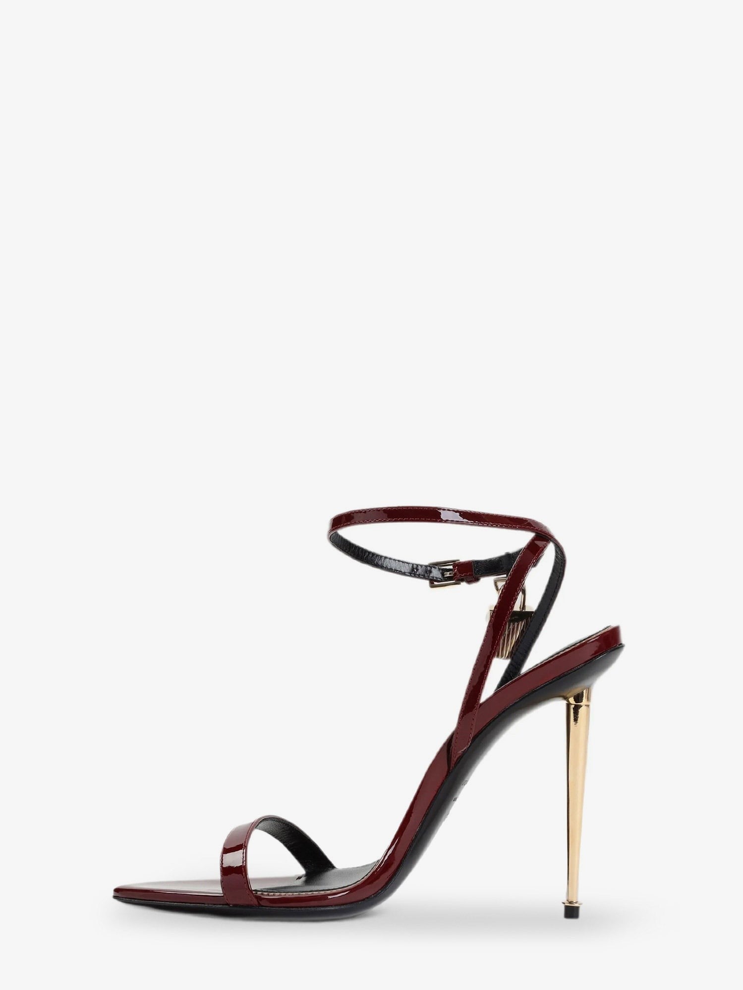 Tom Ford Women's The Padlock Sandals Red