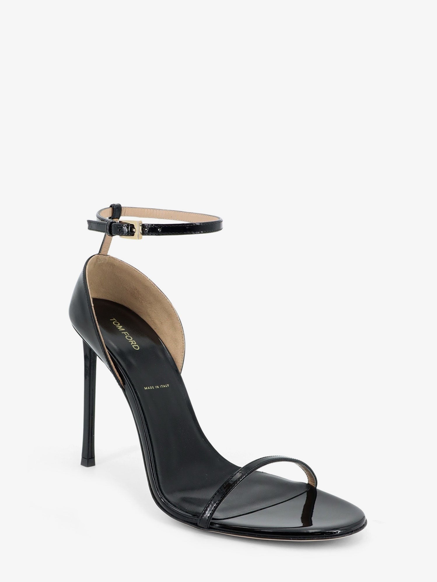 Tom Ford Women's Patent Leather Sandals Black