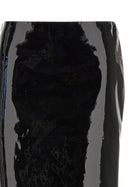 Ferragamo Patent Skirt Black, view 3