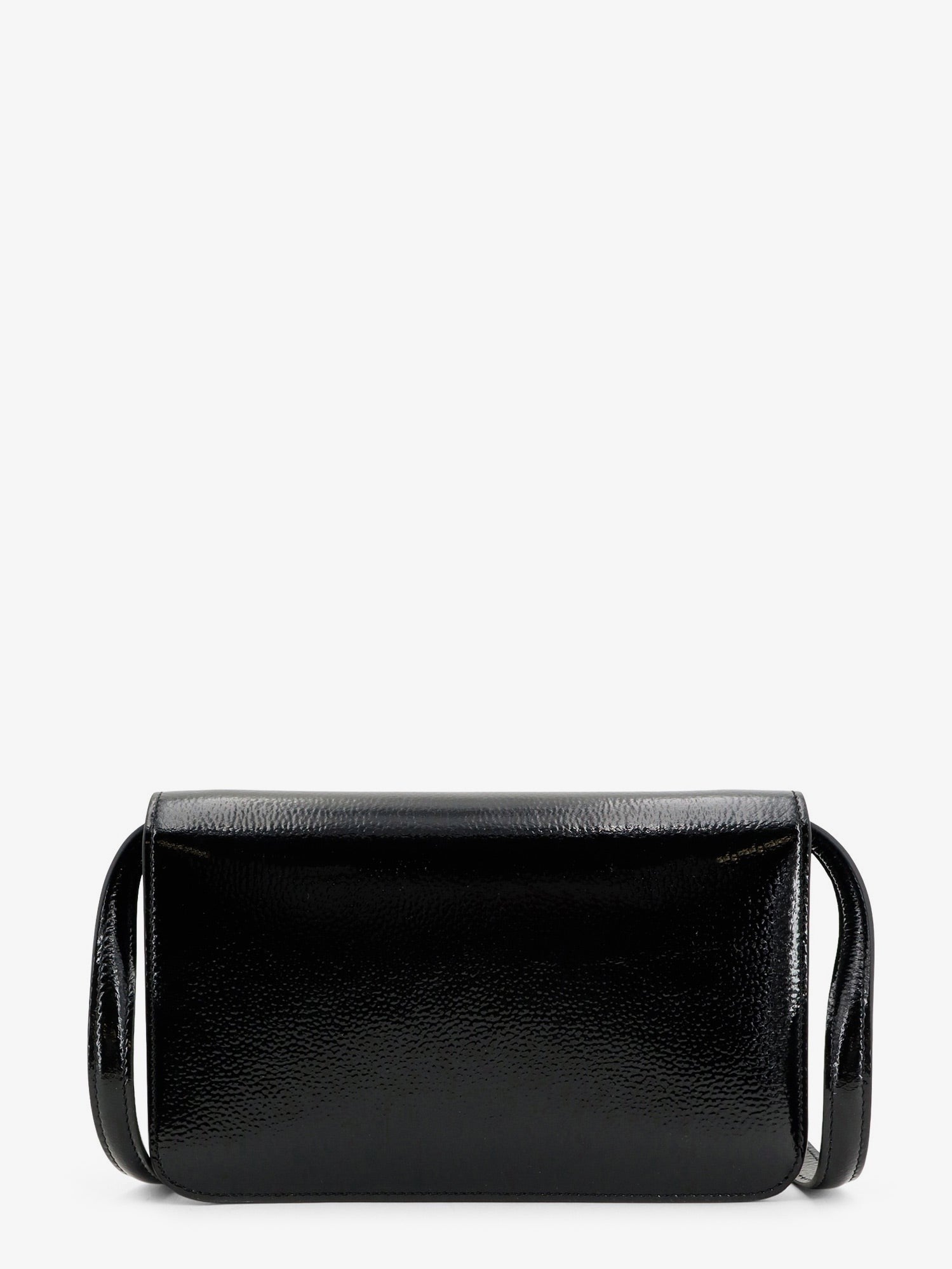 Toteme Women's Patent Lock Crossbody Bag Black