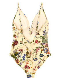 Zimmermann Patience One Piece Swimsuit Gold