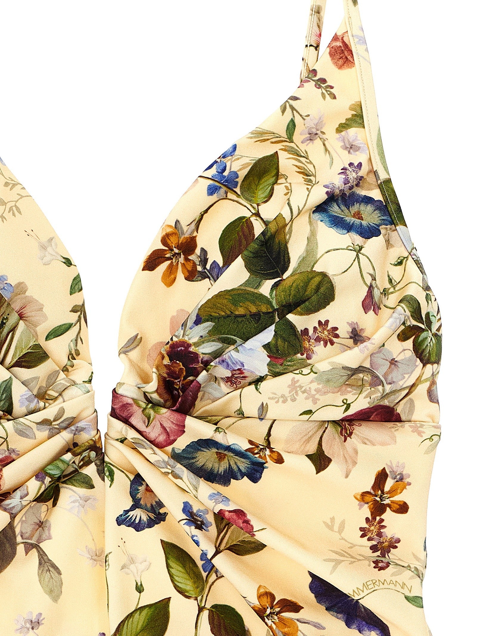 Zimmermann Patience One Piece Swimsuit Gold