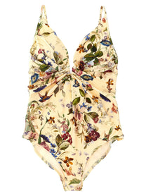 Zimmermann Patience One Piece Swimsuit Gold