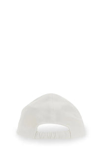 White patou women’s baseball hat with structured crown and adjustable strap shown from the back side