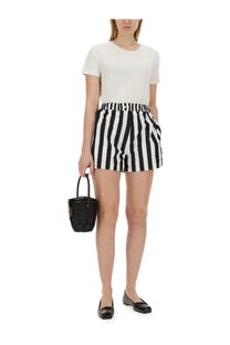 Black woven basket bag with gold-toned circular clasp from patou women’s bermuda summer riviera multicolor collection