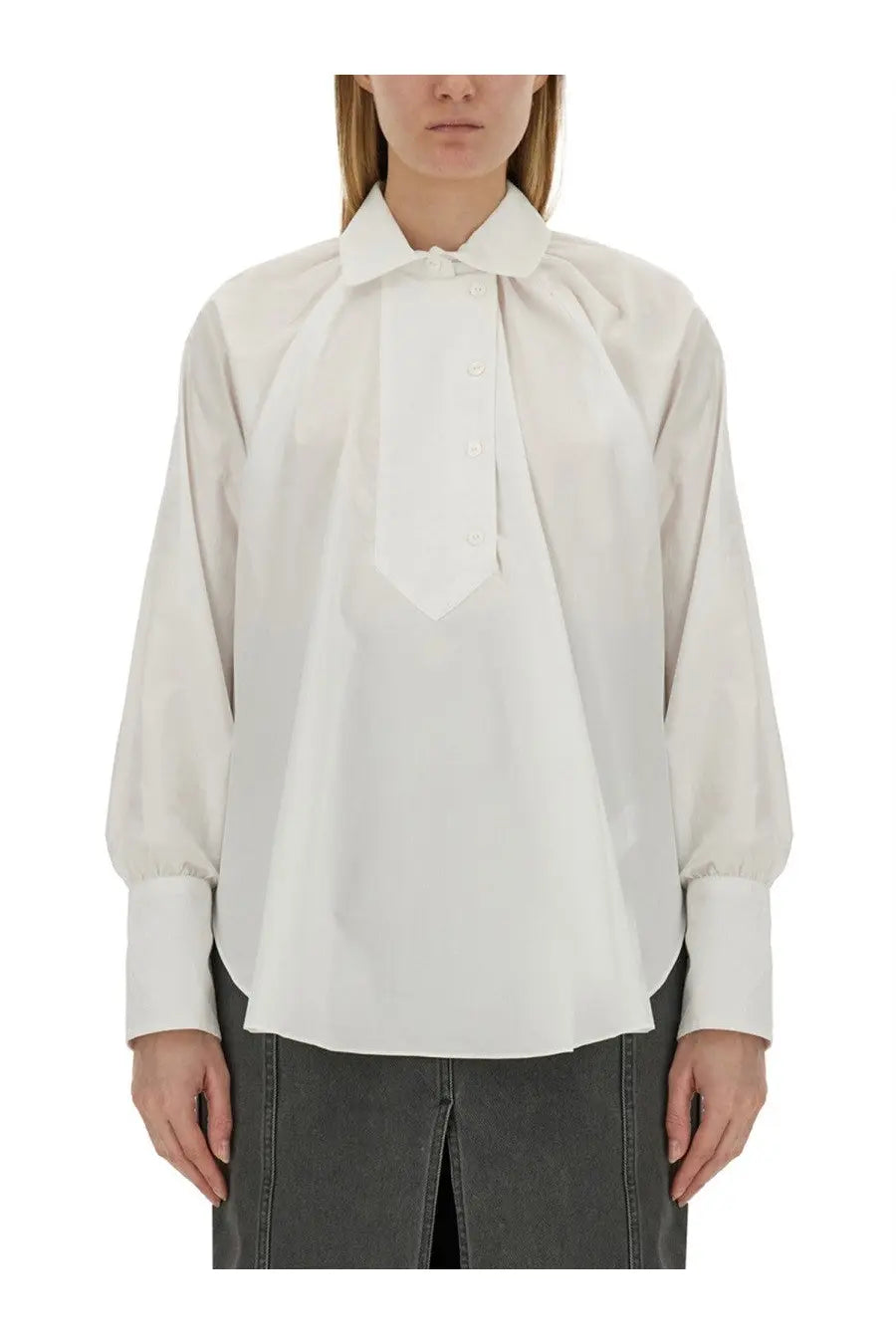 Patou Women's Cotton Blouse White
