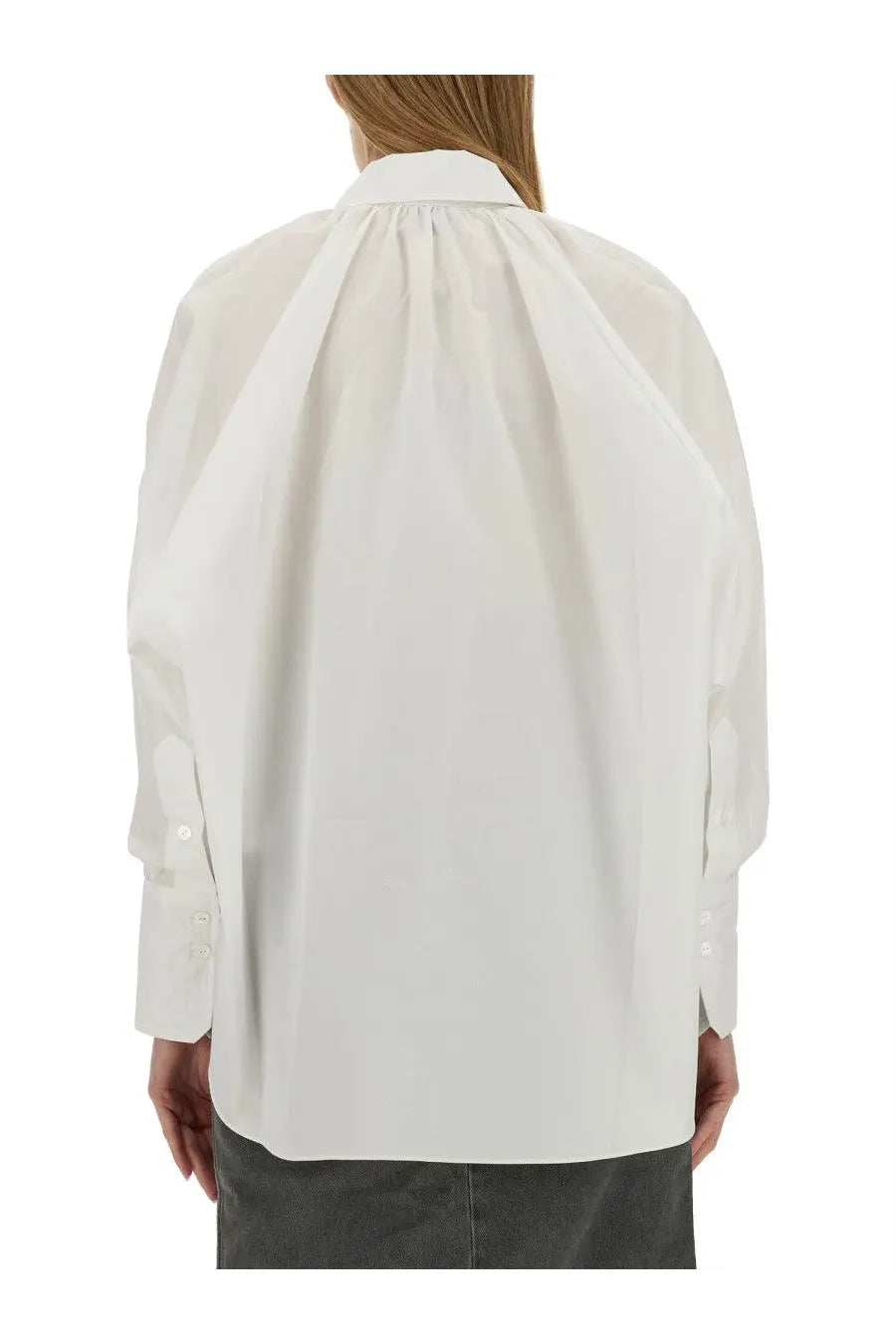 Patou Women's Cotton Blouse White, view 3