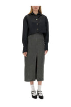 Patou Women's Cropped Fit Jacket Black, view 2