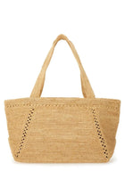 Patou Women's Large Trapeze Tote Bag Beige, view 2