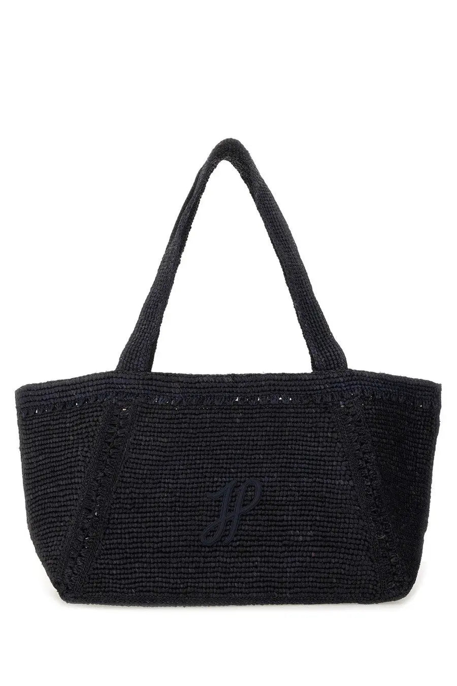 Patou Women's Large Trapeze Tote Bag Blue