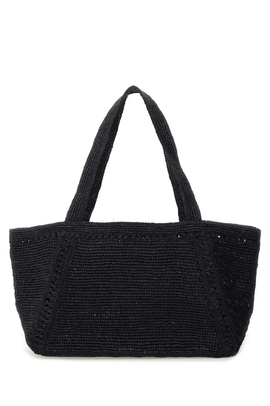 Patou Women's Large Trapeze Tote Bag Blue, view 2