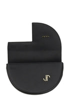 Patou Women's Leather Shoulder Bag Black, view 4