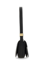 Patou Women's Leather Shoulder Bag Black, view 3