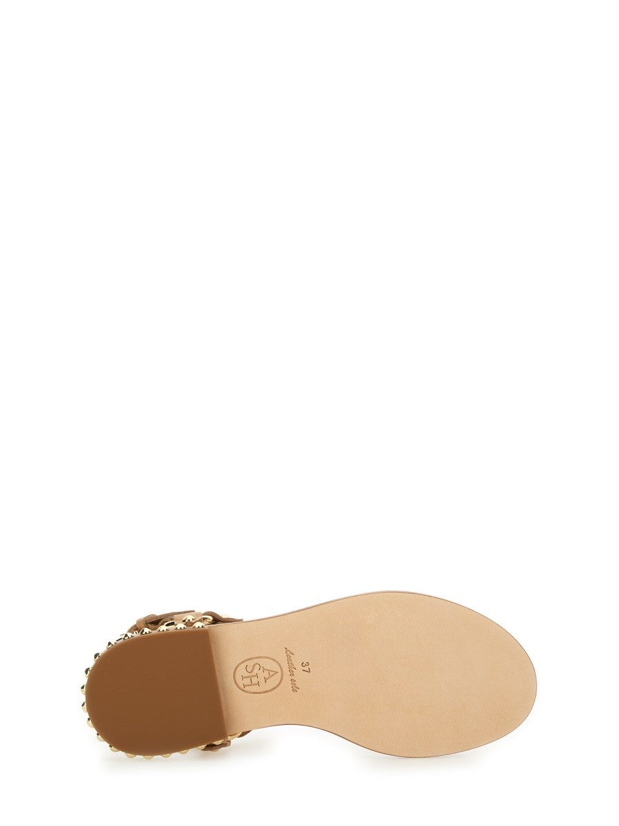 Ash Women's Patsy Bis Sandal Beige, view 5