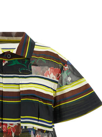 Sacai Pattern Mix Shirt Gold