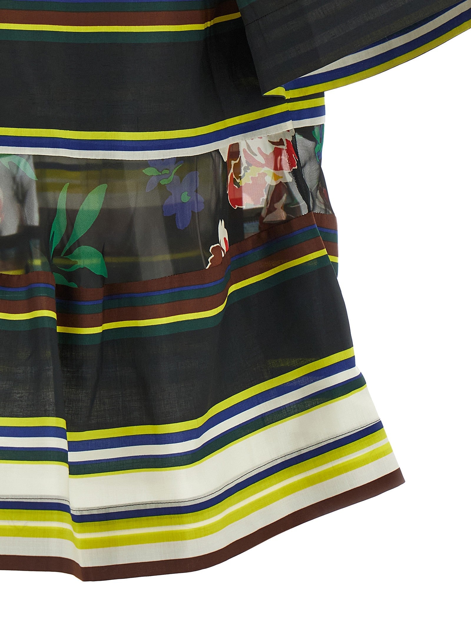 Sacai Pattern Mix Shirt Gold