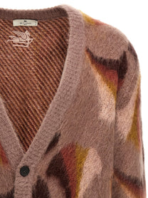 ETRO Patterned Cardigan Gold