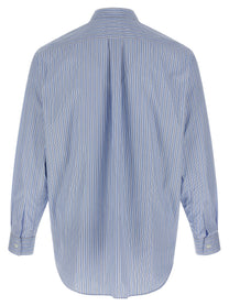 Comme Des Garcons Shirt Patterned Inserts Shirt Gold
