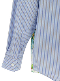 Comme Des Garcons Shirt Patterned Inserts Shirt Gold