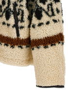 Isabel Marant Étoile Patterned Lijka Coat Beige, view 4