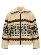 Isabel Marant Étoile Patterned Lijka Coat Beige