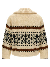 Isabel Marant Étoile Patterned Lijka Coat Beige, view 2