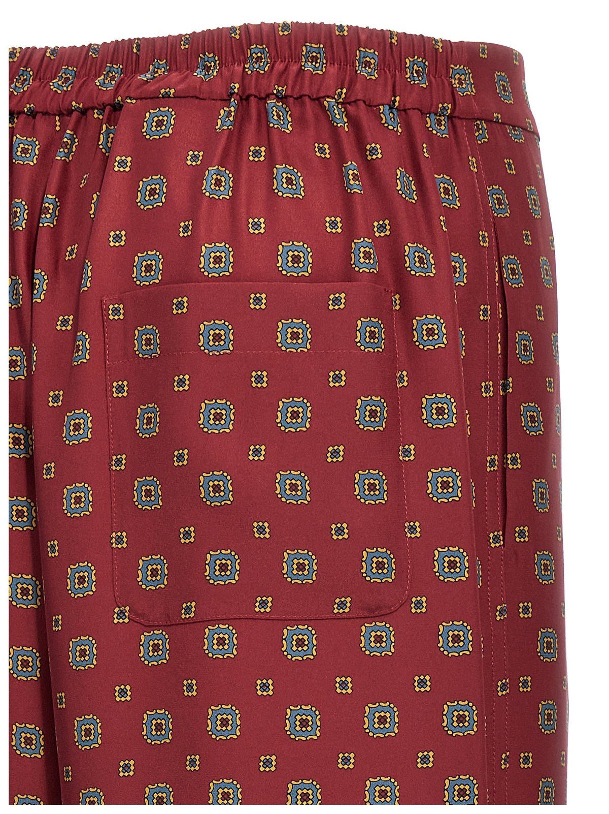 Moschino Patterned Pants Red, view 4