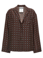 Moschino Patterned Shirt Brown