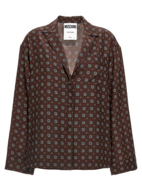 Moschino Patterned Shirt Brown