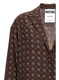 Moschino Patterned Shirt Brown