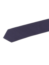 Pal Zileri Patterned Silk Tie Purple