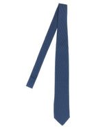 Pal Zileri Patterned Silk Tie Blue