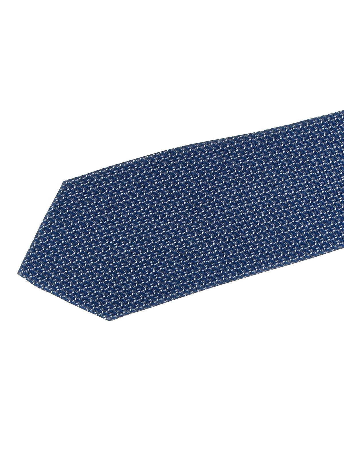 Pal Zileri Patterned Silk Tie Blue