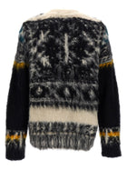 Sacai Patterned Sweater Gold, view 2