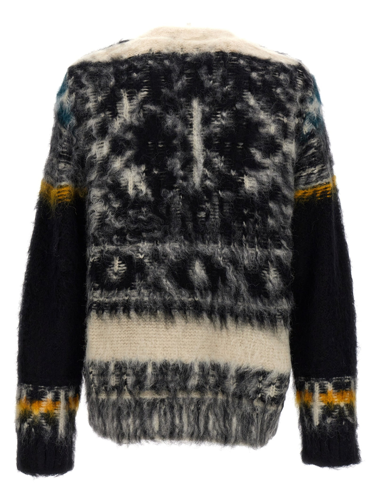Sacai Patterned Sweater Gold, view 2