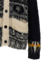 Sacai Patterned Sweater Gold