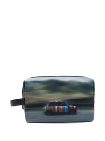 Paul Smith - Paul Smith Recycled Polyester ’Pixelated Mini’ Washbag - Men’s Bags