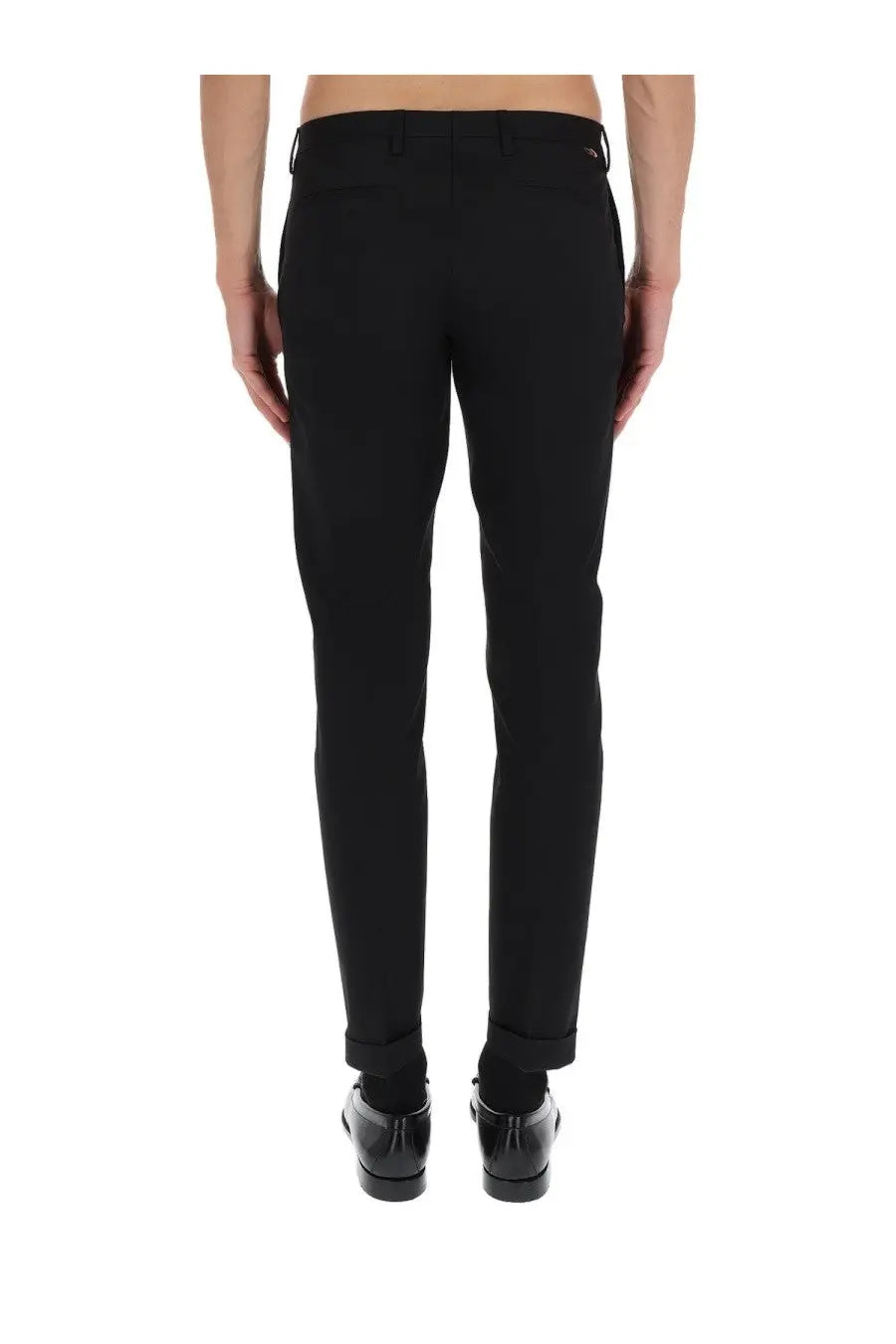 Paul Smith Men's Cotton Tailored Pants Black, view 5