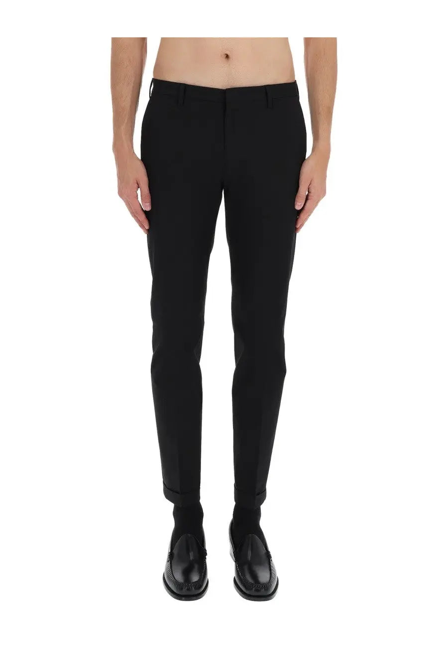 Paul Smith Men's Cotton Tailored Pants Black, view 6