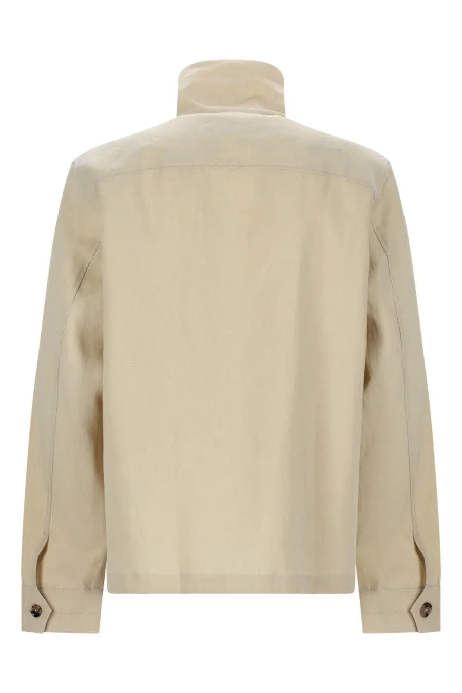 Paul Smith Men's Zip Overshirt Jacket Beige, view 3