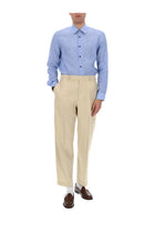 Paul Smith Men's Pleated Tailored Trousers Beige, view 2