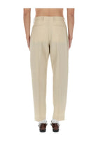 Paul Smith Men's Pleated Tailored Trousers Beige, view 5