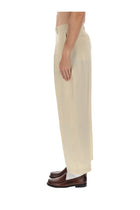 Paul Smith Men's Pleated Tailored Trousers Beige, view 4