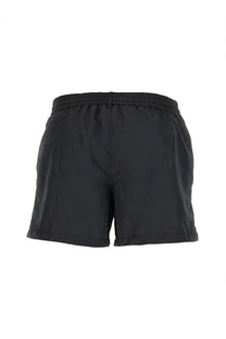 Paul smith men’s swimsuit black featuring black athletic shorts with an elastic waistband and streamlined design