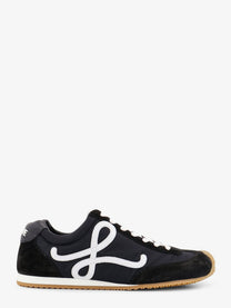 Loewe Men's Paulas Ibiza Ballet Runner Nylon and Suede Black