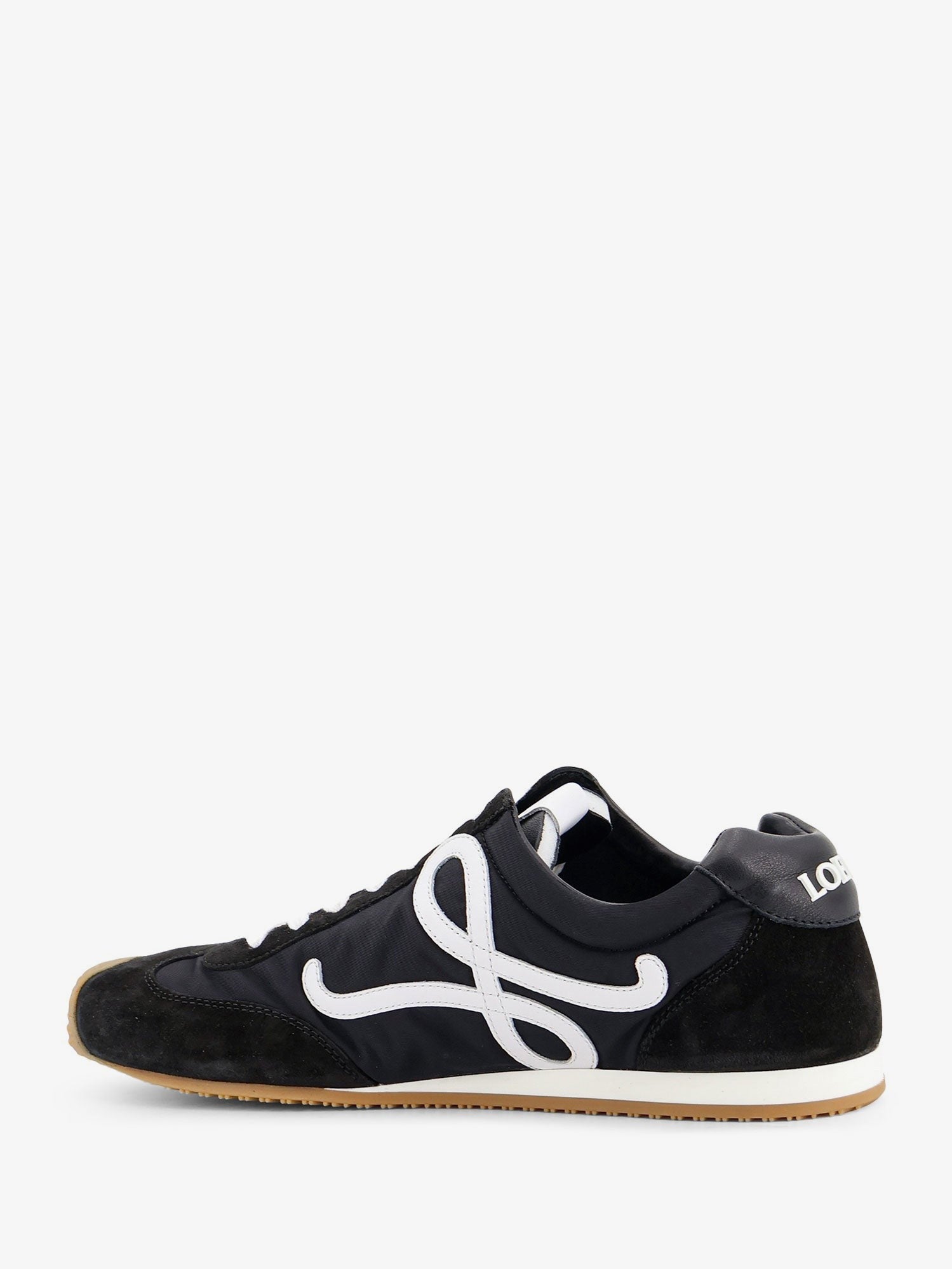 Loewe Men's Paulas Ibiza Ballet Runner Nylon and Suede Black