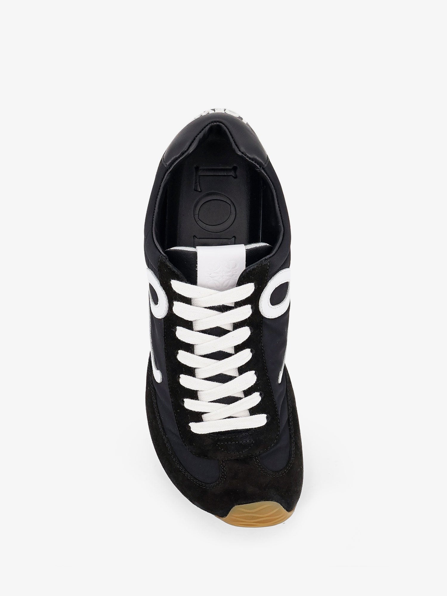 Loewe Men's Paulas Ibiza Ballet Runner Nylon and Suede Black