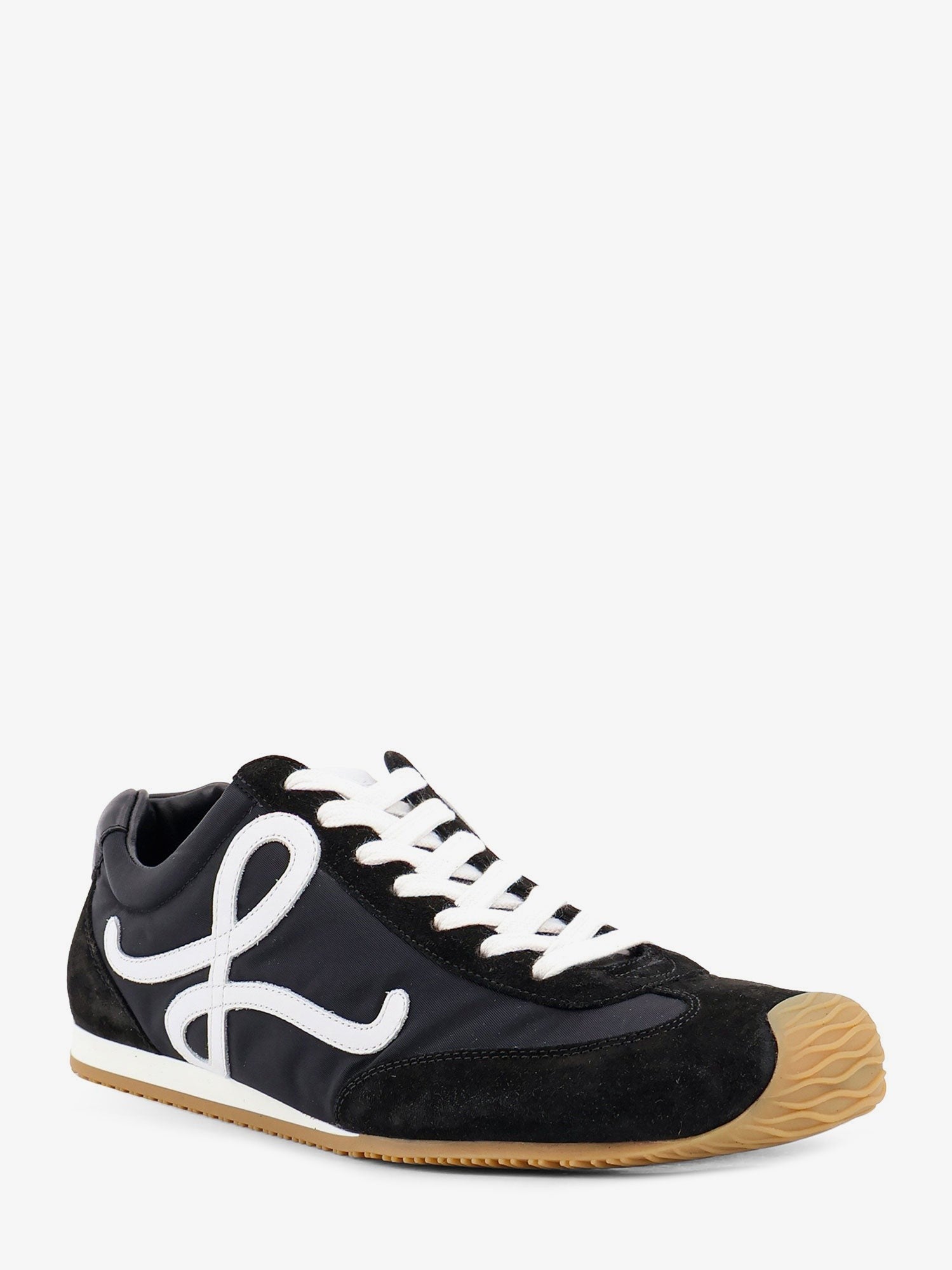 Loewe Men's Paulas Ibiza Ballet Runner Nylon and Suede Black