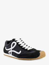 Loewe Men's Paulas Ibiza Ballet Runner Nylon and Suede Black